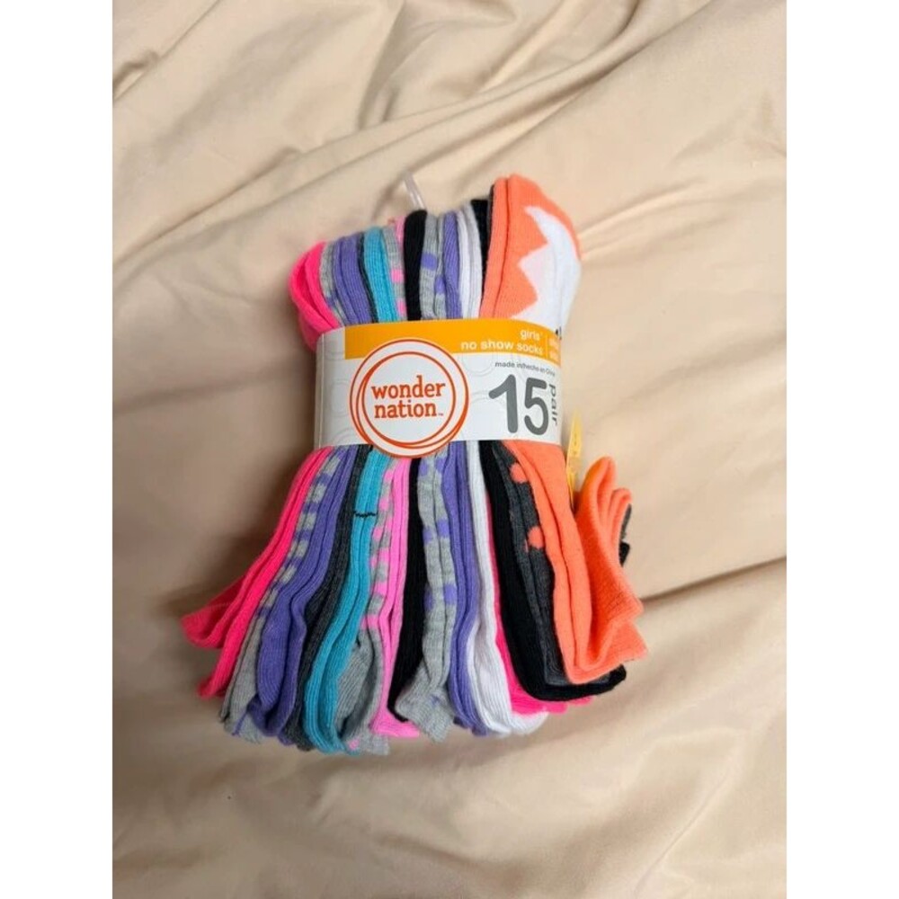 Wonder nation 15 pair girls socks
